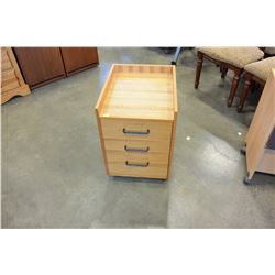 THREE DRAWER NIGHTSTAND AND TWO DRAWER ENDTABLE