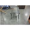 Image 2 : TILE AND GLASS TOP COFFEE TABLE