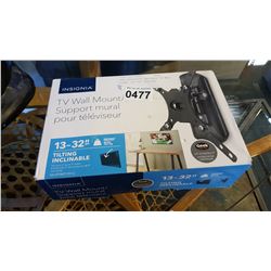 NEW OVERSTOCK INSIGNIA TV WALL MOUNT 13"-32" TILTING