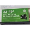 Image 2 : NEW OVERSTOCK INSIGNIA 33-46 INCH FULL MOTION TV WALL MOUNT, COMPLETE, UP TO 55 LBS