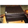 Image 1 : LEATHER OTTOMAN