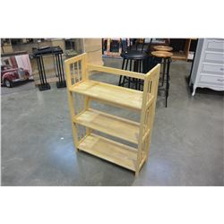 MAPLE 3 TIER FOLDING SHELF