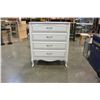 Image 2 : WHITE 4 DRAWER DRESSER BY BARONET