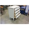 Image 3 : WHITE 4 DRAWER DRESSER BY BARONET