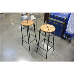 2 PAIRS OF BAR STOOLS