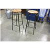 Image 2 : 2 PAIRS OF BAR STOOLS