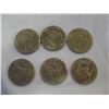 Image 2 : SIX SILVER DOLLARS