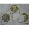 Image 2 : THREE CANADIAN SILVER DOLLARS