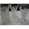 Image 3 : CRYSTAL VASES AND BOWL