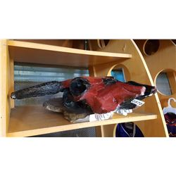 PAINTED BULL SKULL