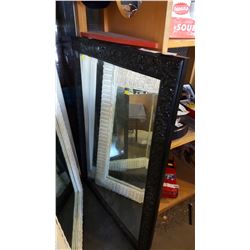BLACK FRAMED MIRROR