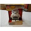 Image 1 : LEGO STAR WARS STORM TROOPER ALARM CLOCK AND ELDON CHANGE LANE SLOT CAR TRACK