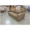 Image 2 : BROWN MICROFIBER SOFA