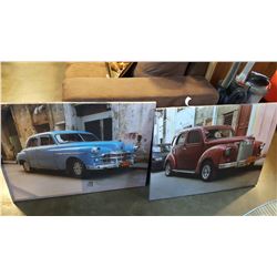 2 CUBAN CAR PRINTS