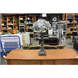 LEADED GLASS TABLE LAMP