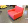 Image 2 : ROLLING RED ARMCHAIR
