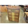 Image 1 : 4 DRAWER VINTAGE HIGHBOY DRESSER