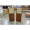 Image 1 : PAIR OF HITACHI HS-1400W ASW ACOUSTIC SUPER WOOFER TEAK CASED SPEAKERS