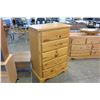 Image 3 : PINE 5 DRAWER HIGHBOY DRESSER
