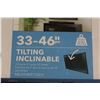 Image 3 : NEW OVERSTOCK INSIGNIA 33-46 INCH TILTING TV WALL MOUNT, COMPLETE, UP TO 80 LBS