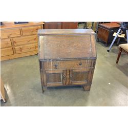 VINTAGE OAK DROPFRONT DESK