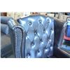 Image 4 : NEW ASHLEY ESPRESSO ACCENT CHAIR, CONTEMPORARY TUFTED DESIGN WITH NAILHEAD RETAIL $999