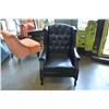 Image 5 : NEW ASHLEY ESPRESSO ACCENT CHAIR, CONTEMPORARY TUFTED DESIGN WITH NAILHEAD RETAIL $999