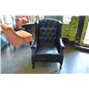 Image 5 : NEW ASHLEY ESPRESSO ACCENT CHAIR, CONTEMPORARY TUFTED DESIGN WITH NAILHEAD RETAIL $999