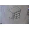 Image 3 : NEW ASHLEY SIGNATURE DESIGN KING SIZE POSTER BEDFRAME, MEDIUM BROWN CHERRY STAIN, AND PAIR OF 3 DRAW