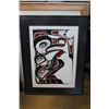 Image 1 : RICHARD SHORTY WOLF AND MOON PRINT