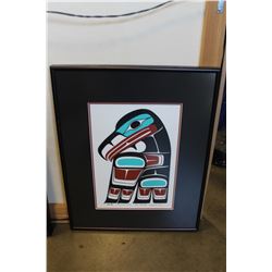 SIGNED LEP BEN HOUSTIE RAVEN PRINT