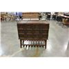 Image 1 : MODERN CABINET W/ LEATHER STRAPS