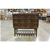Image 2 : MODERN CABINET W/ LEATHER STRAPS