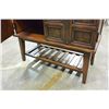 Image 6 : MODERN CABINET W/ LEATHER STRAPS