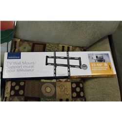 NEW OVERSTOCK INSIGNIA 13-32 INCH FIXED POSITION TV WALL MOUNT, COMPLETE, UP TO 40 LBS