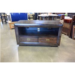 MODERN 2 DRAWER ENTERTAINMENT STAND