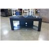 Image 3 : BLACK GLASS ENTERTAINMENT STAND
