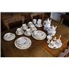 Image 1 : LAVENDER ROSE ROYAL ALBERT CHINA 6 PLACE SETTING, 5 CUP AND SAUCERS, COFFEE AND TEA POTS WITH TRIVOT