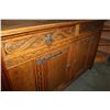 Image 6 : OAK SERVER W/ HUTCH