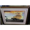 Image 1 : AT COX FRAMED WESTERN PICTURE