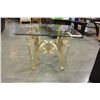 Image 2 : GLASSTOP METAL END TABLE