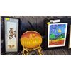 Image 3 : LET WATCHING THE STORM BLOW AWAY, EAGLE SHADOW BOX, NATIVE SKIN, AND BIRD PICTURE