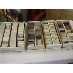 FOUR BOXES ASSORTED HOCKEY CARDS