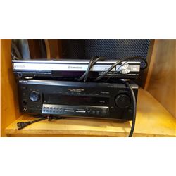 SONY AUDIO CONTROL CENTRE AND DVD PLAYER