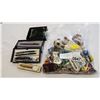 Image 1 : KEYCHAIN COLLECTION PENS AND NEW LEATHER WALLET