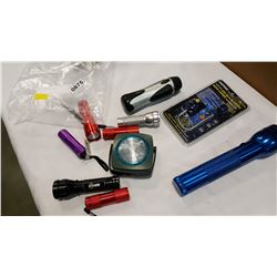 BAG OF FLASHLIGHTS