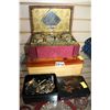 Image 1 : JEWELRY BOXES WITH CONTENTS