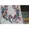 Image 2 : NEW FASHION JEWELLRY BLUE STONE NECKLACE
