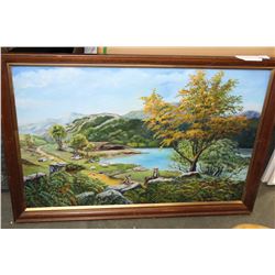 SIGNED OIL ON CANVAS