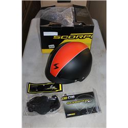 NEW MEDIUM SCORPION EXO MOTORCYCLE HELMET
